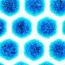 Abstract Blue Hex Pattern background 1