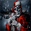 Creepy Santa Skeleton