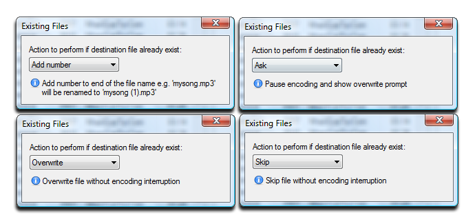 Existing Files