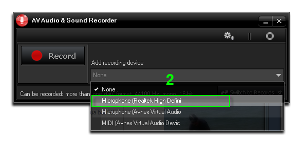 AV Audio & Sound Recorder – How to record audio (Windows XP ...