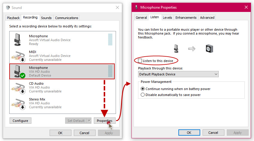 Fix background noise/echo problem when using Voice Changer