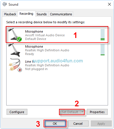 Audio settings of World of Warcraft