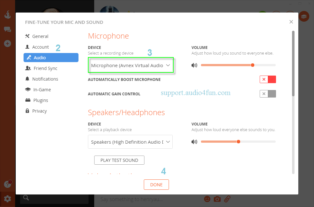 Change Voice In Curse Audio4fun Support Center