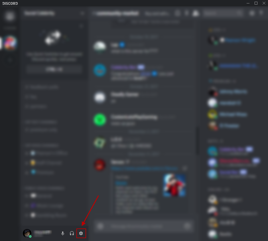 Fig 3: Discord - User Settings