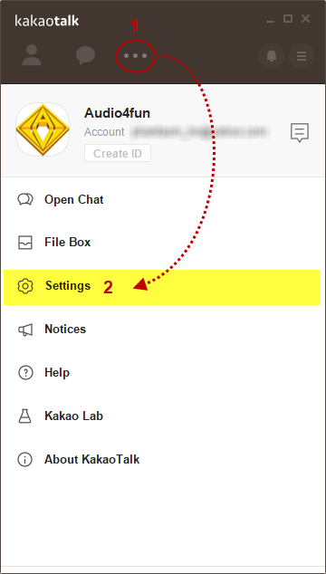 login to kakaotalk