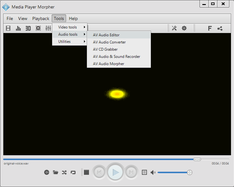 Launch Audio Editor