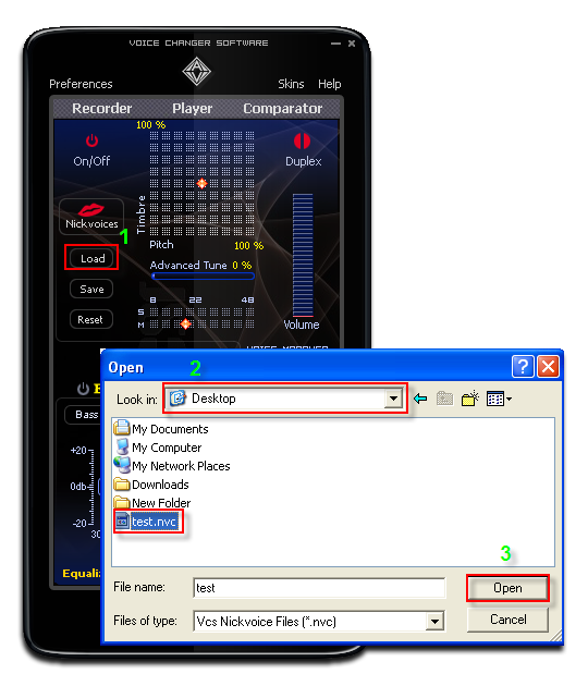 Voice Changer Software Basic - Open nickvoice