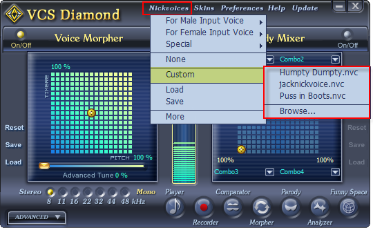 Av voice changer diamond 9.5