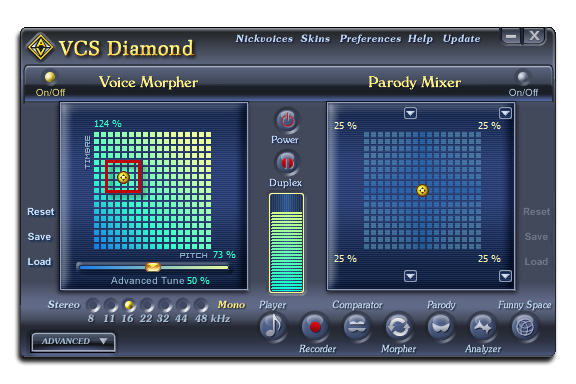 Fig 5: Voice Changer Software - Voice Morpher module